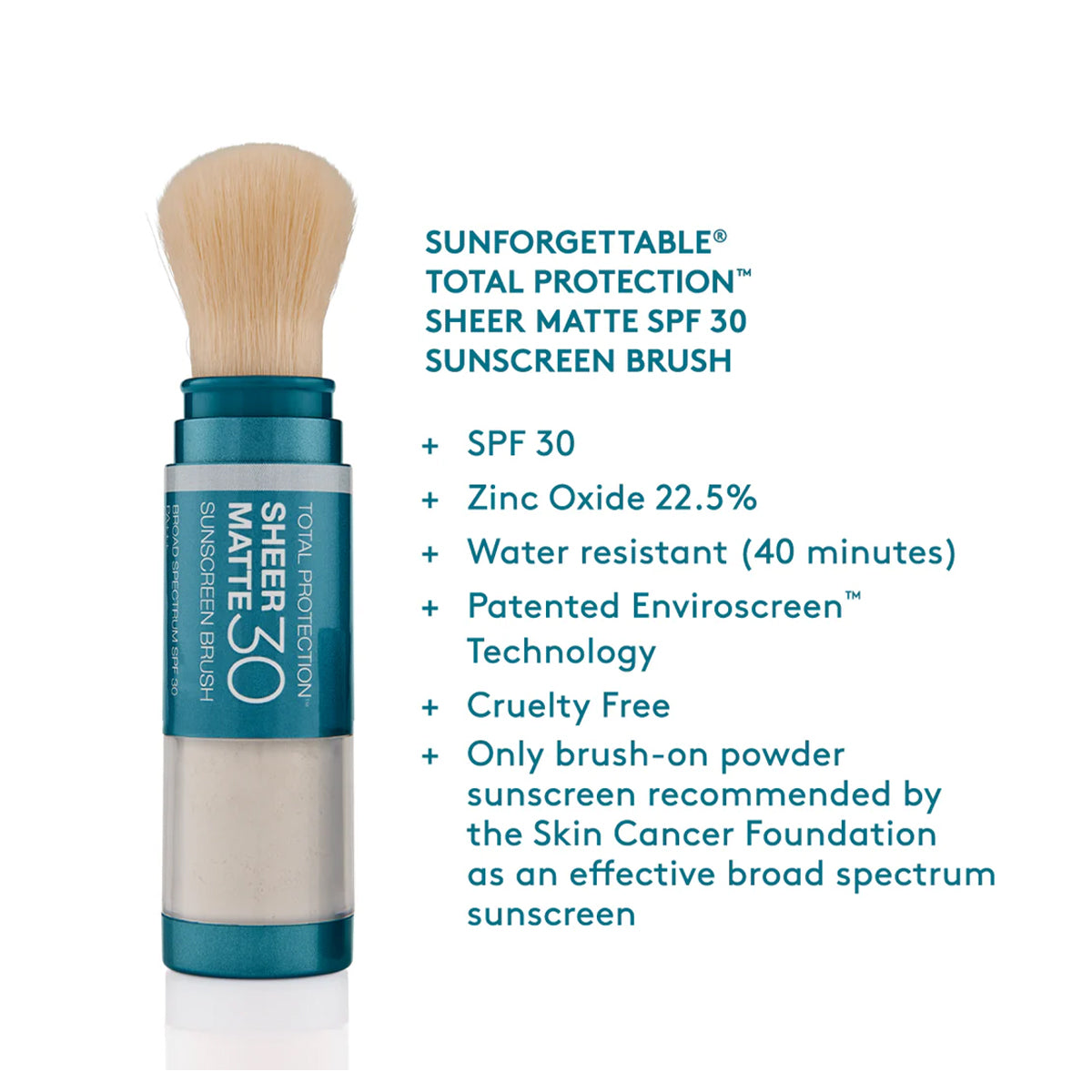 ColorScience: Sunforgettable® Total Protection® Sheer Matte SPF 30 Sunscreen Brush